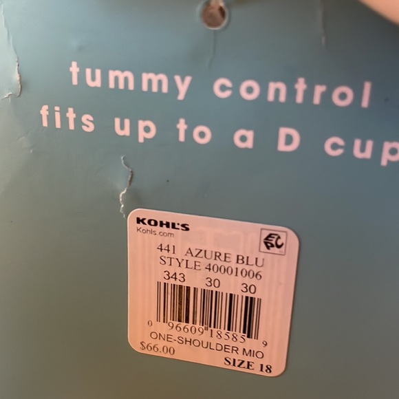 Size 18 Off The Shoulder One Piece Swimsuit - Picture 4 of 4